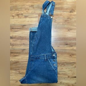 Gap Maternity Denim Overalls. These are a size large and color is indigo blue